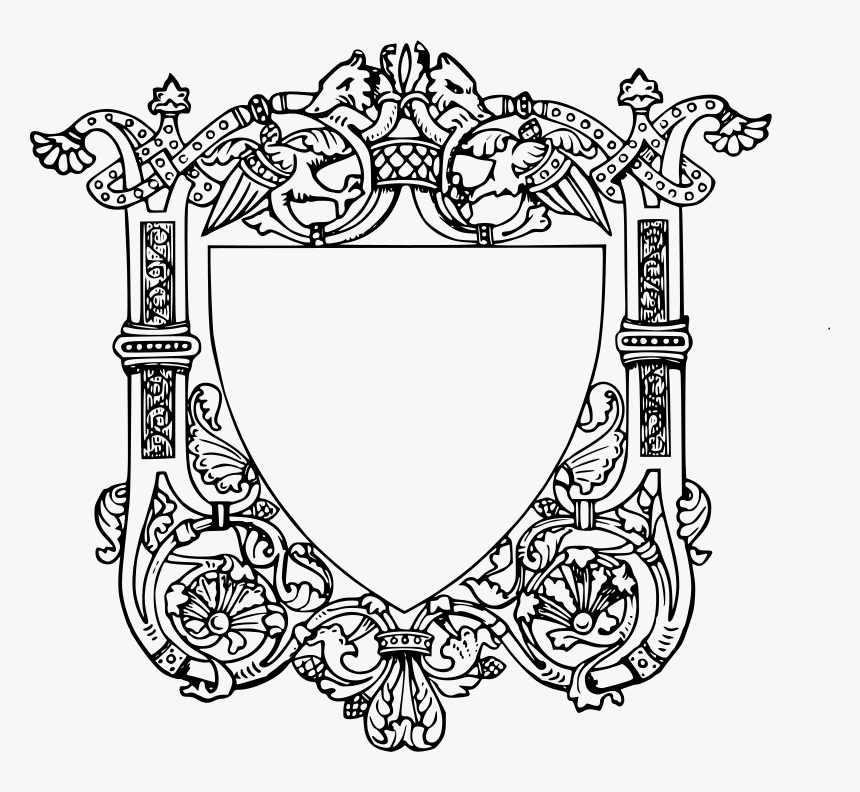 Monogram With Shield, HD Png Download