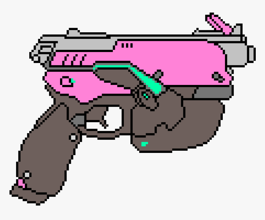 Transparent Pistol Drawing Png - Dva Gun Transparent Png, Png Download