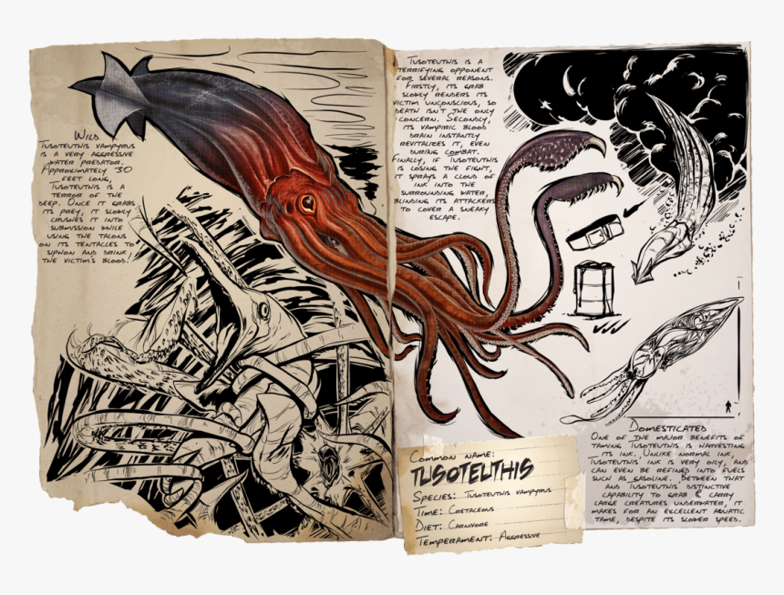 Ark Survival Evolved Squid, HD Png Download