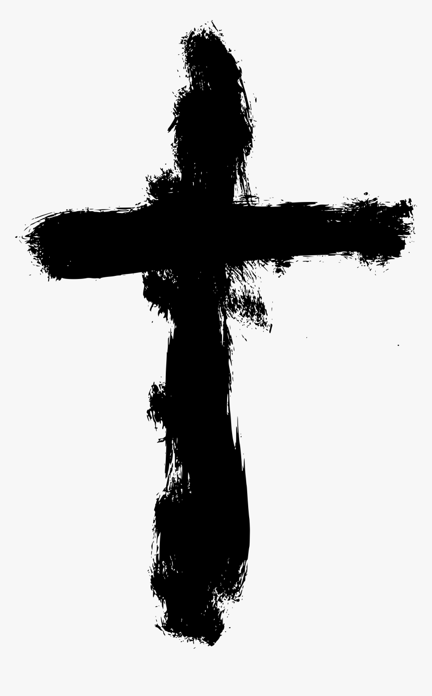 Transparent Background Transparent Black Cross, HD Png Download