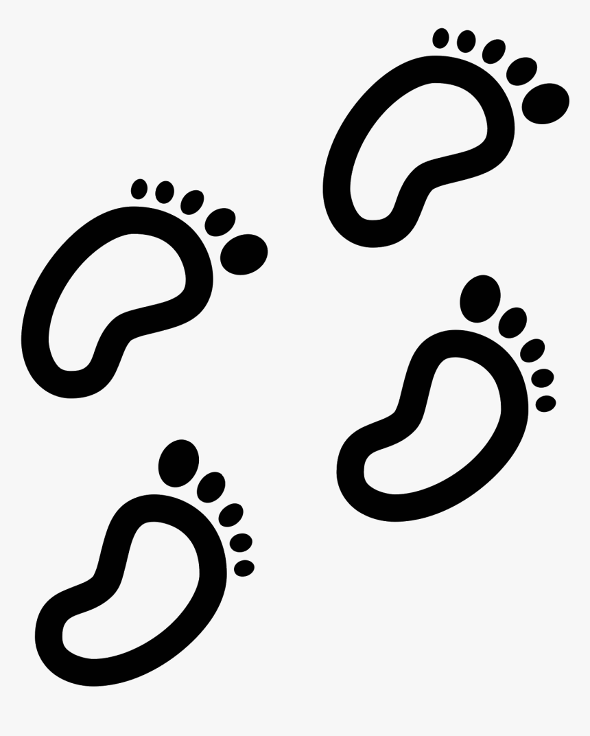 Baby Footprint Icon - Clip Art, HD Png Download