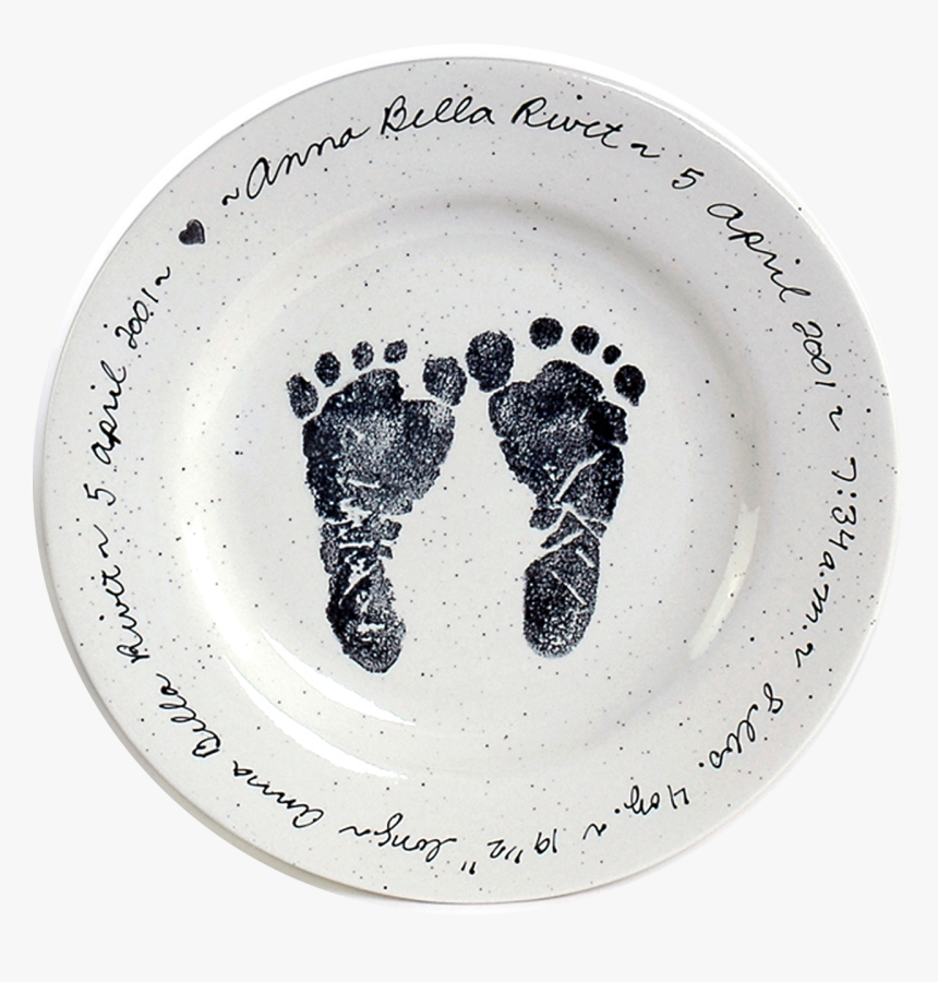 Baby Foot Print Plate, HD Png Download