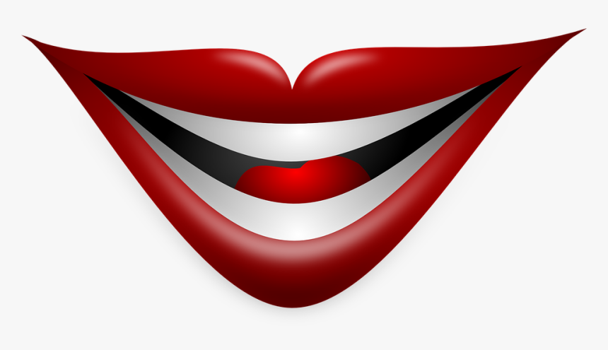 Lips, Mouth, Smile, Teeth, Tongue, Harlequin, Jester - Clown Mouth Png, Transparent Png