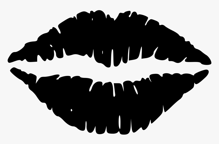Kiss, Lips, Lipstick, Mouth, Love, Sensual, Sensuality - Black Lips Transparent Background, HD Png Download
