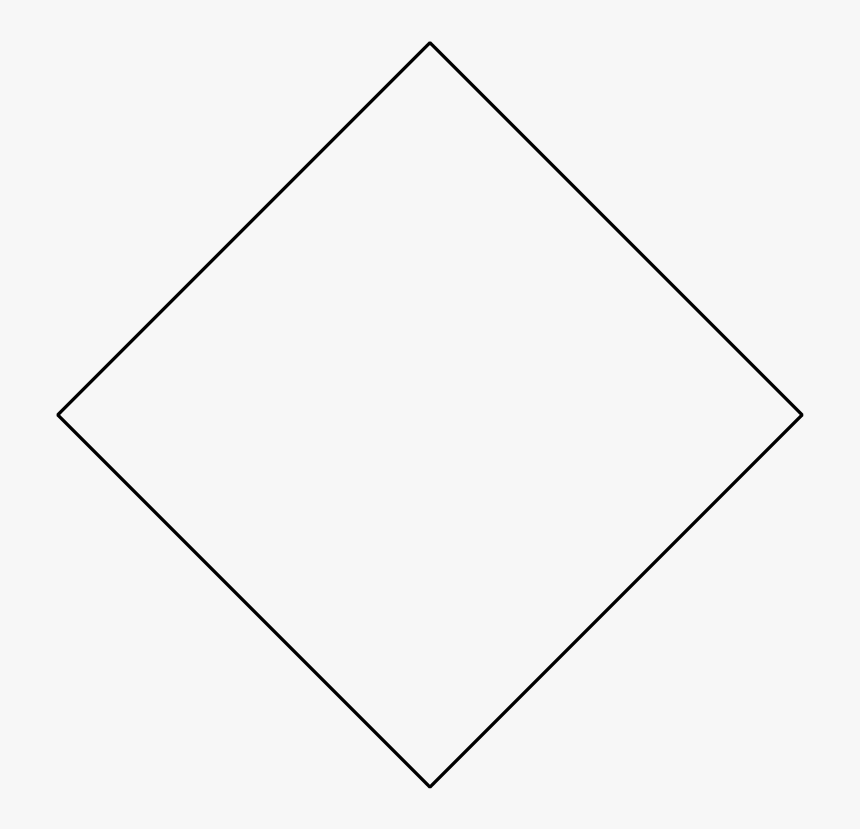 Transparent White Envelope Icon Png - Square Rotated 45 Degrees, Png Download