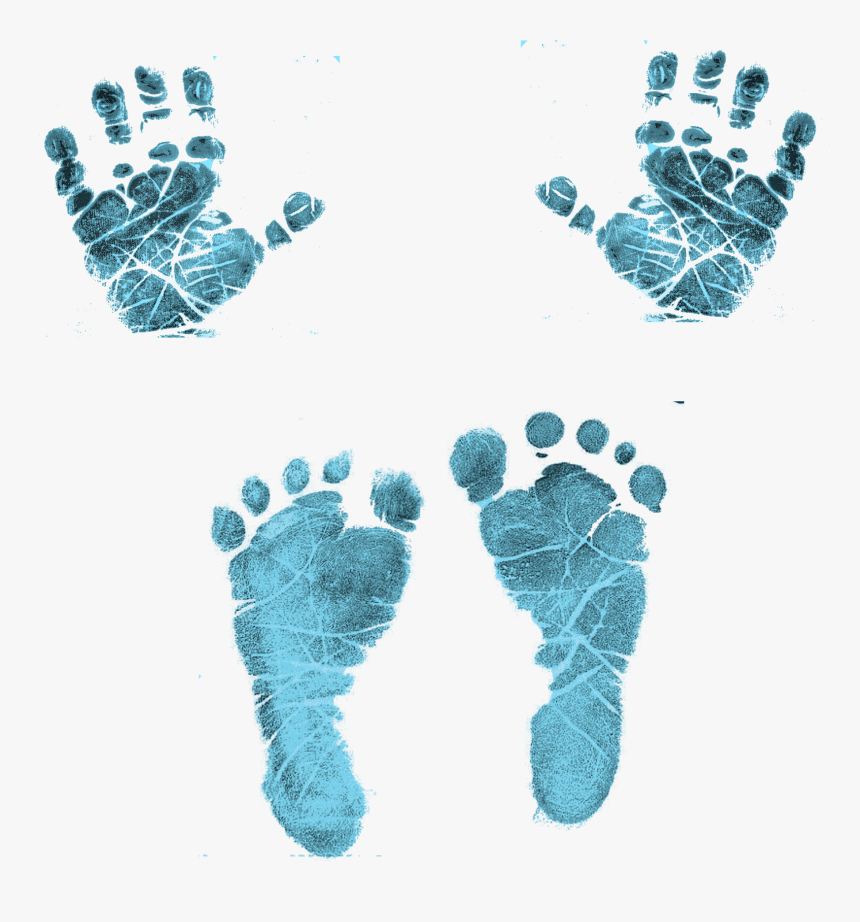 baby hand and leg print