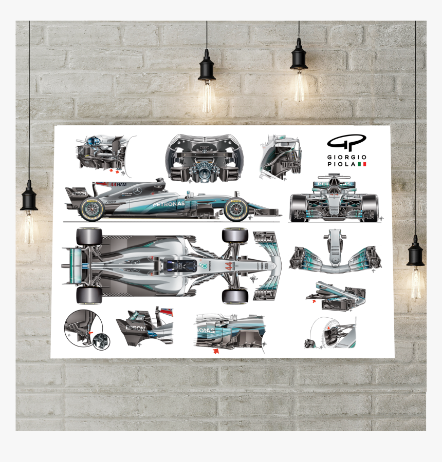 Giorgio Piola Mercedes, HD Png Download