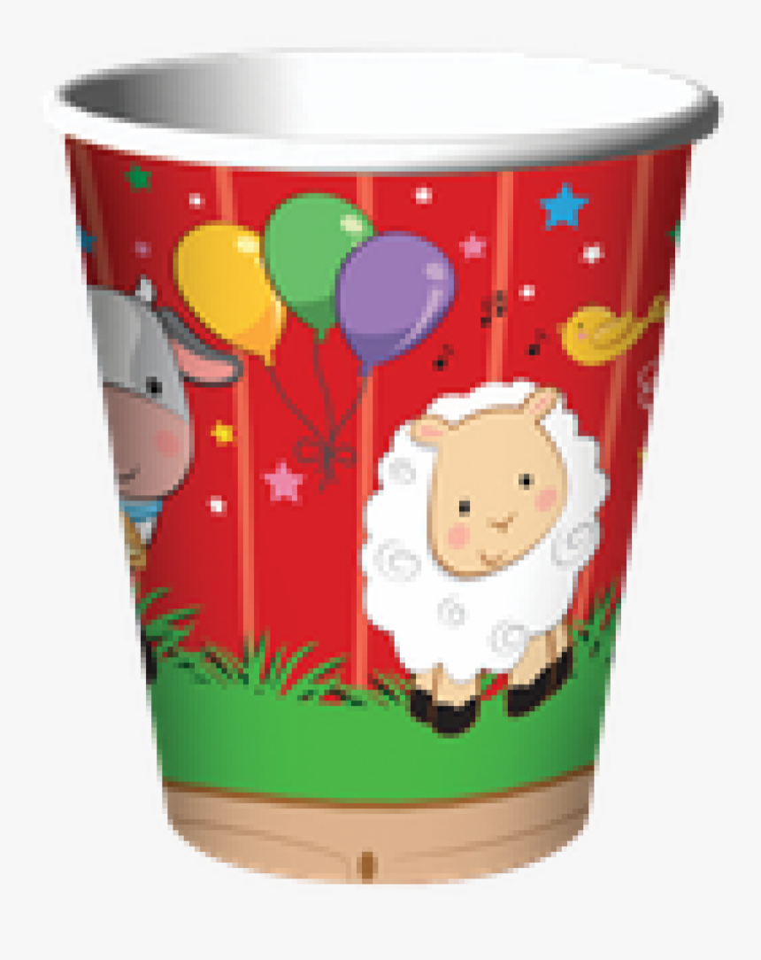 Copo De Papel Fazendinha - Cartoon, HD Png Download