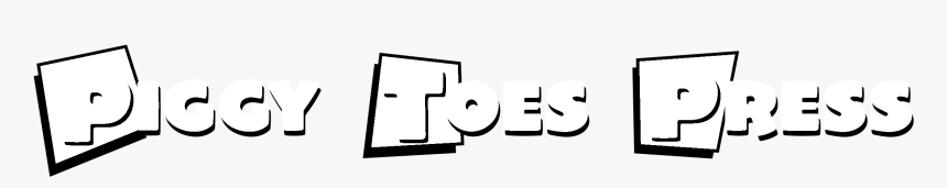 Piggy Toes Press Logo Black And White - Line Art, HD Png Download