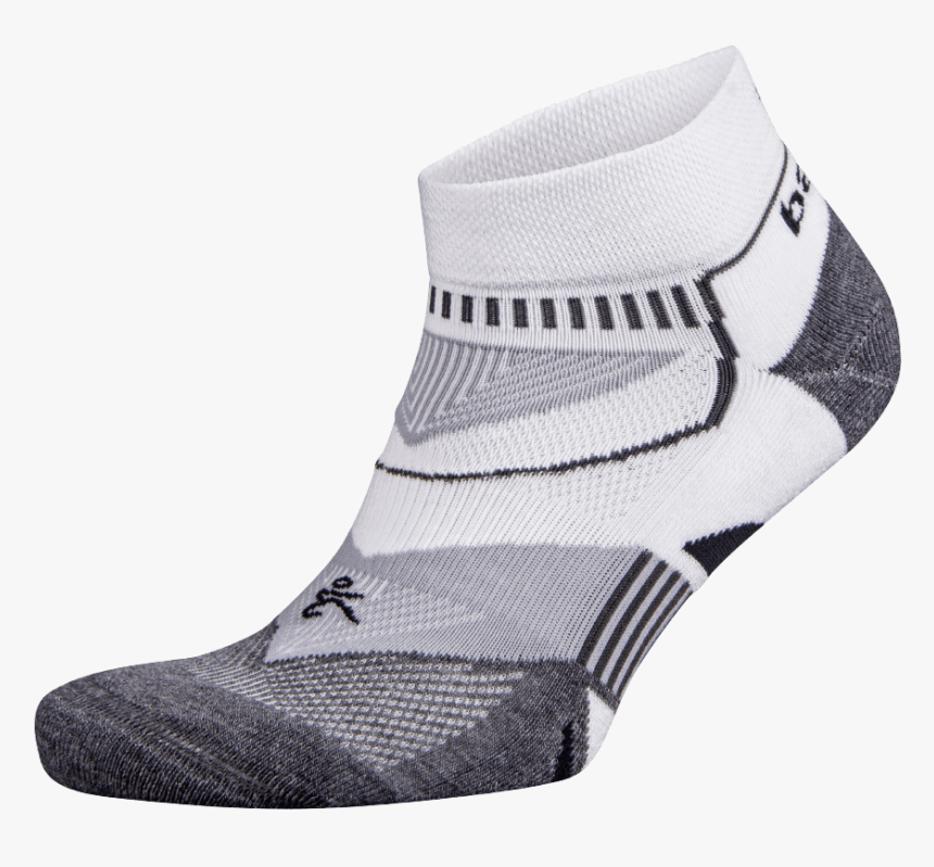 301967 66 65 68 Balega Endurolowcut Runningsocks Whitegreyheather - Balega Enduro Quarter Socks, HD Png Download