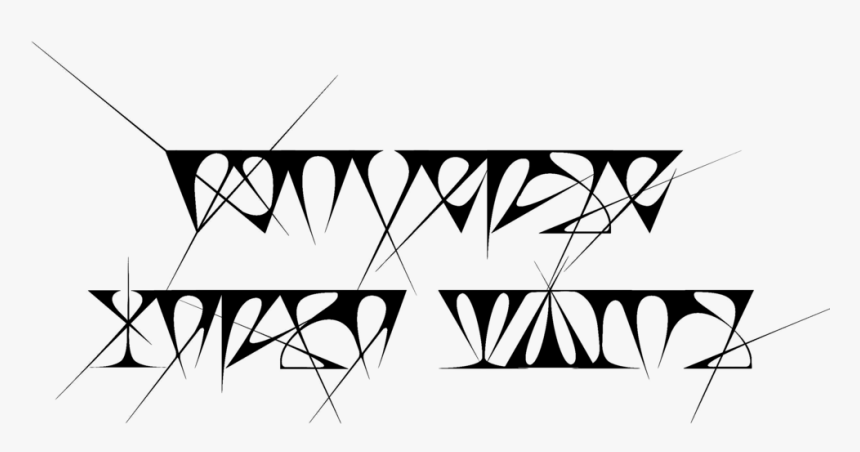 Yarza Twins Converse 6 - Converse Design Font, HD Png Download