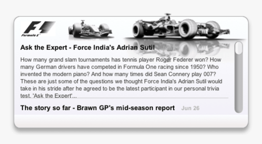 Formula1 - Com Widget - Porsche 804, HD Png Download