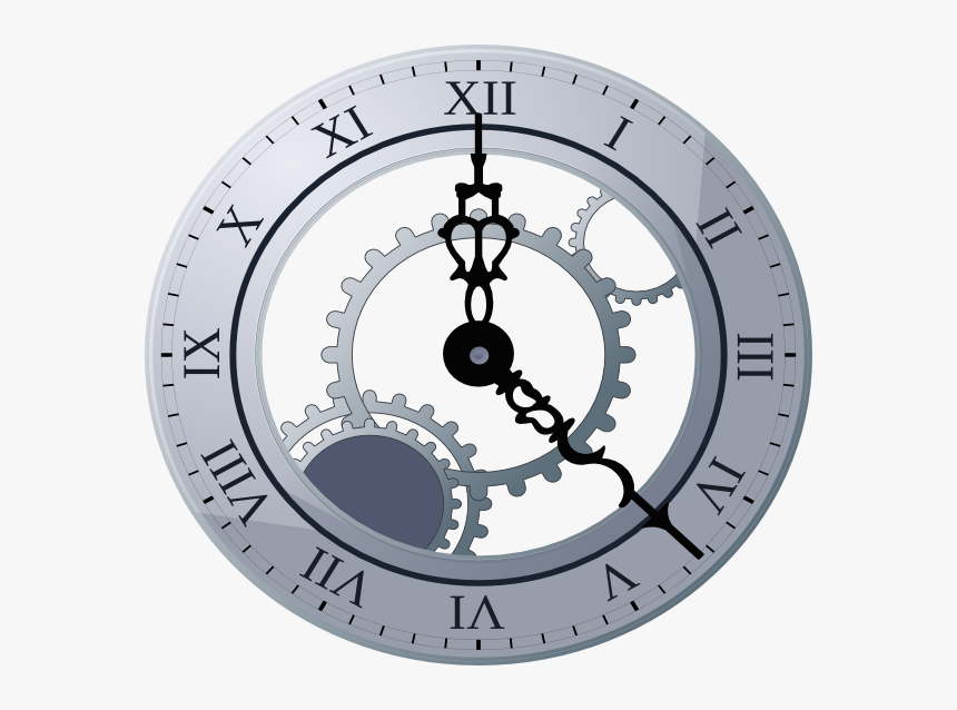 Steampunk Clock Clip Art, HD Png Download