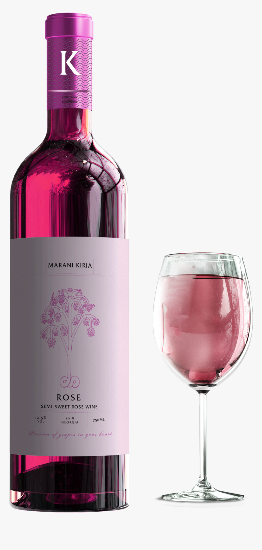 Rose Wine, HD Png Download