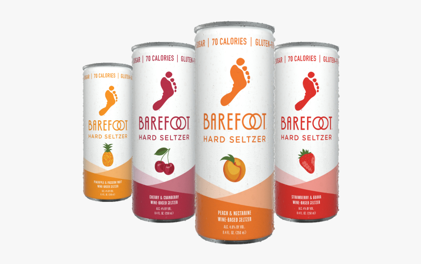 Barefoot Hard Seltzer Peach & Nectarine, HD Png Download