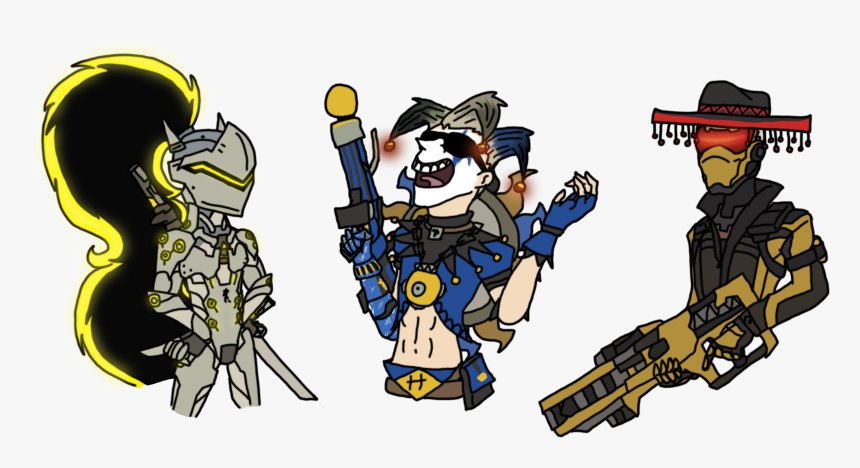 Hotdoghunter043 As Junkrat In The Fool Skin Ans Silverpyro - Cartoon, HD Png Download