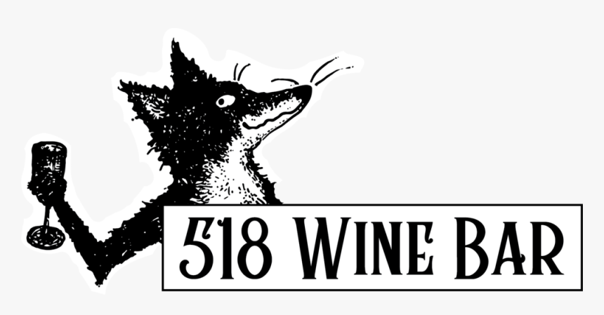 518 Wine Bar Horizontal Fox - Cartoon, HD Png Download