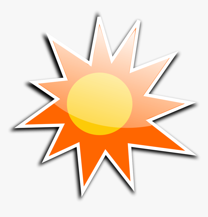 Sun Clip Art With Transparent Background - Güneş, HD Png Download