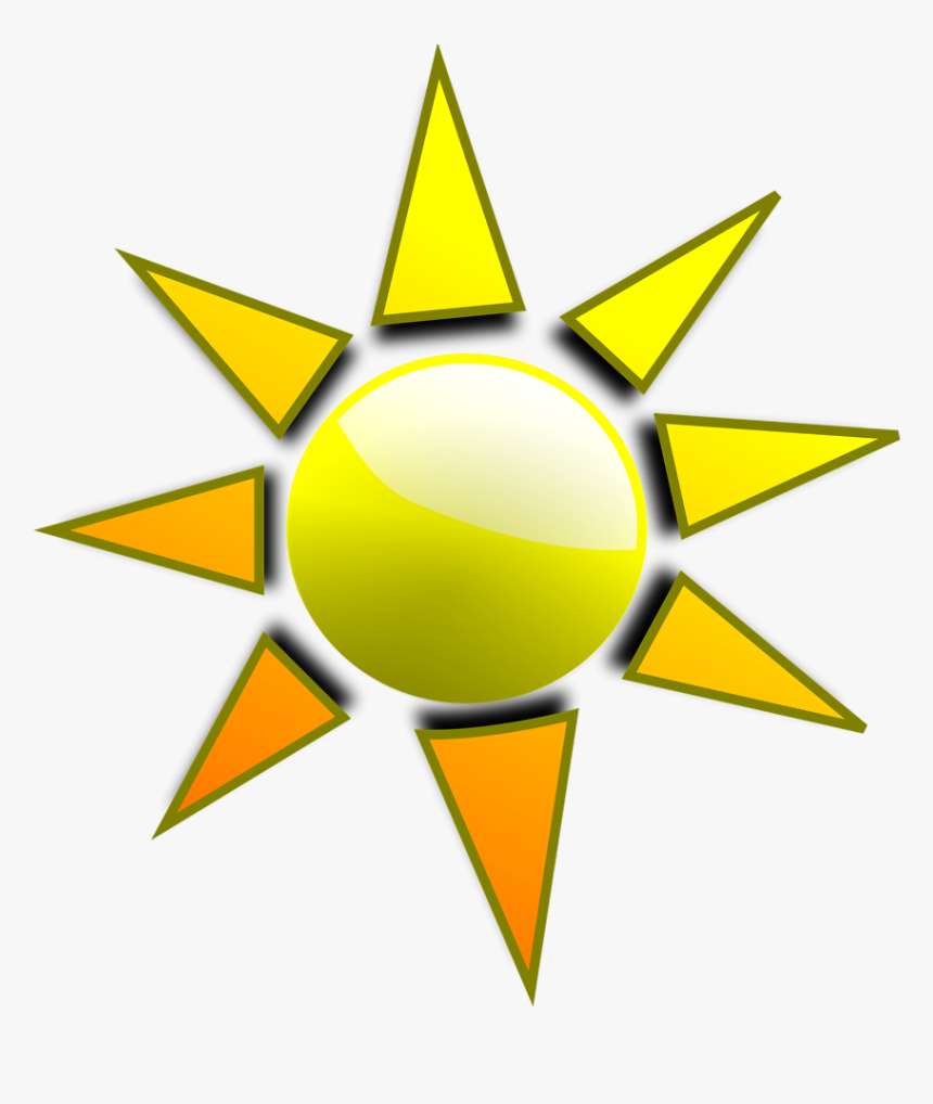 Sun Clipart Transparent Background - Clip Art, HD Png Download
