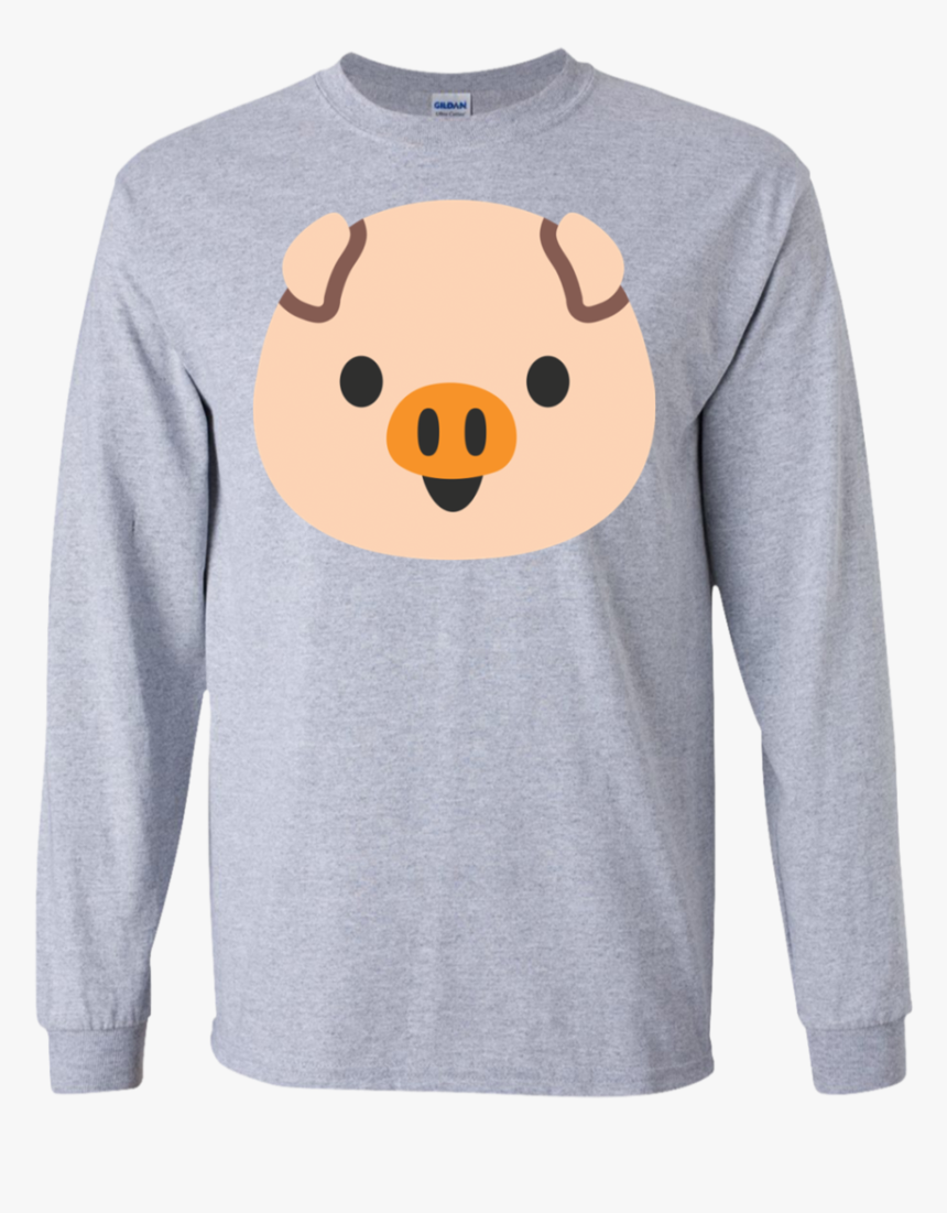 Pig-head Ls Ultra Cotton Tshirt - Support Our Troops Pullover, HD Png Download