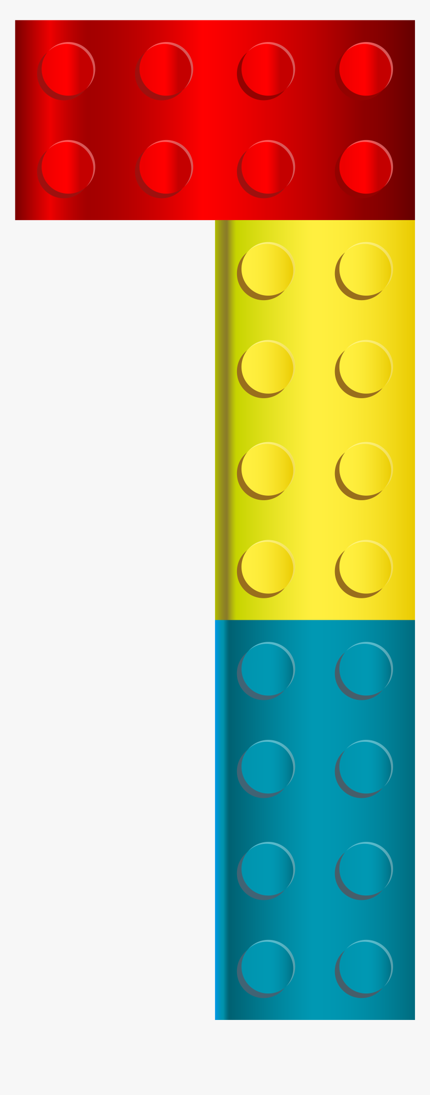 Lego Number One Png - Lego Number Clipart, Transparent Png