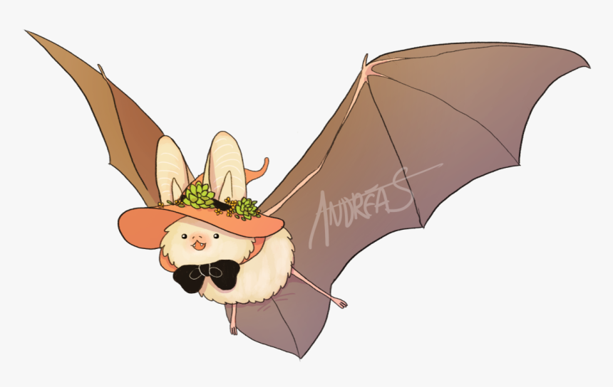 First Commission Of The New Year A Cute Long-eared - Little Brown Myotis, HD Png Download