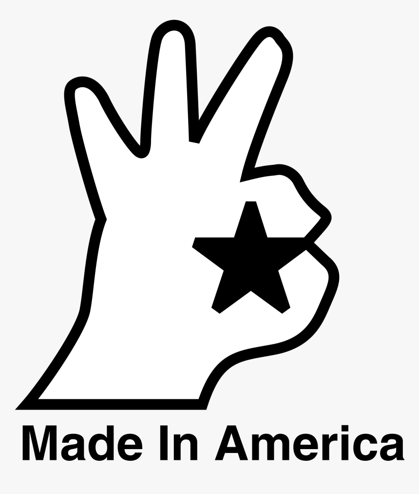 Made In America Logo Png Transparent - Made In Usa Hand Logo, Png Download