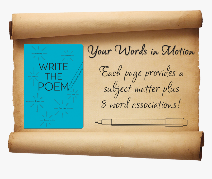 Write The Poem - Handwriting, HD Png Download