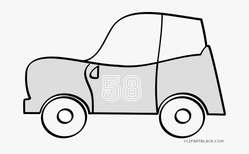 Transparent Car Clipart Black And White - Clip Art, HD Png Download