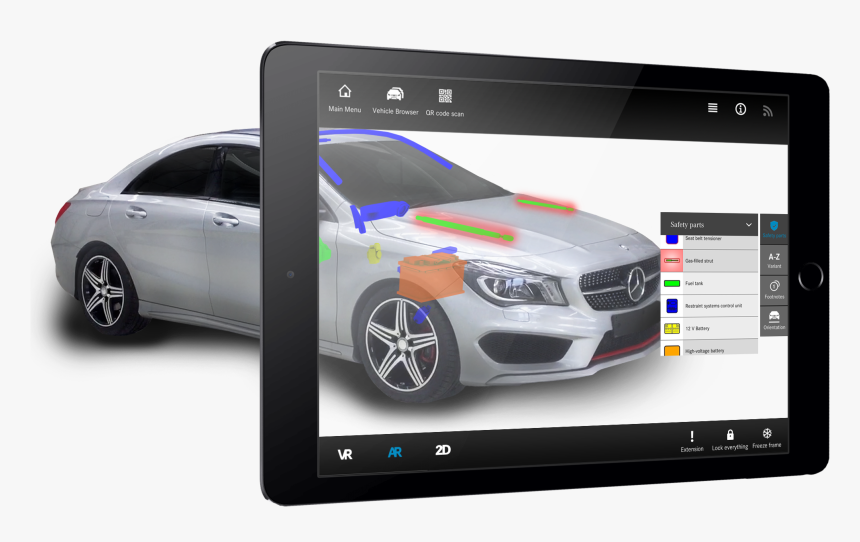 Daimler Augmented Reality, HD Png Download