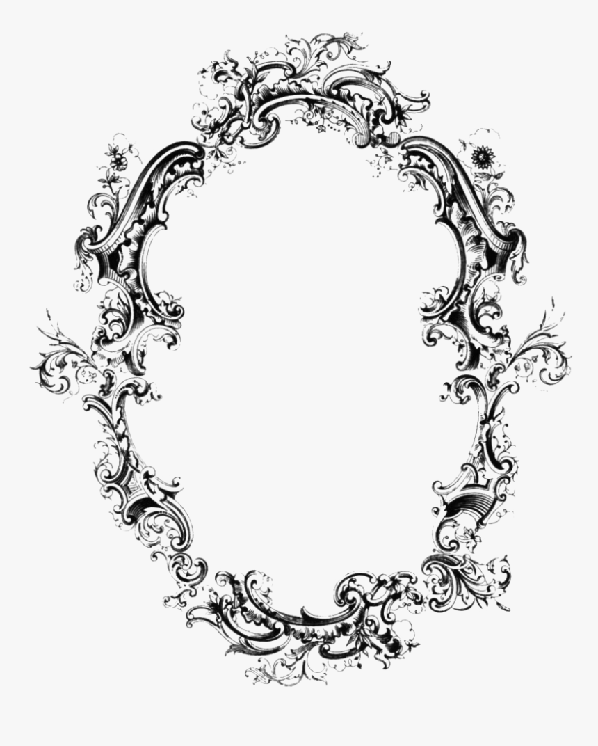 Vector Border Frames Png Free Pic - Victorian Fancy Border Png, Transparent Png
