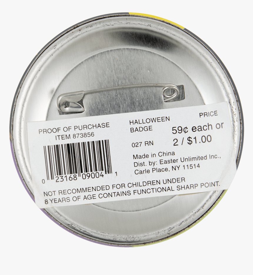 Trick Or Treat Mummy Button Back Event Button Museum - Label, HD Png Download