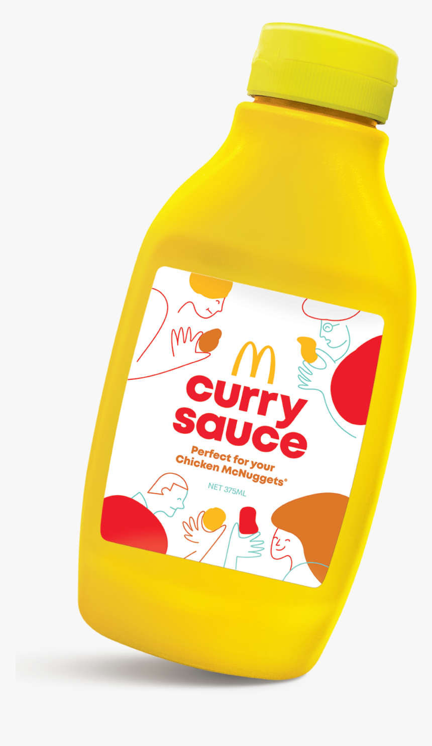 Mcdonald S Curry Sauce Bottle Data - Spicy Nuggets Curry Sauce Bottle Singapore, HD Png Download