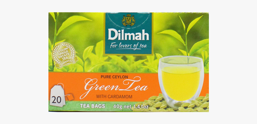 Dilmah Green Tea With Cardamom 20 Tea Bag - Dilmah Green Tea Price In Sri Lanka, HD Png Download