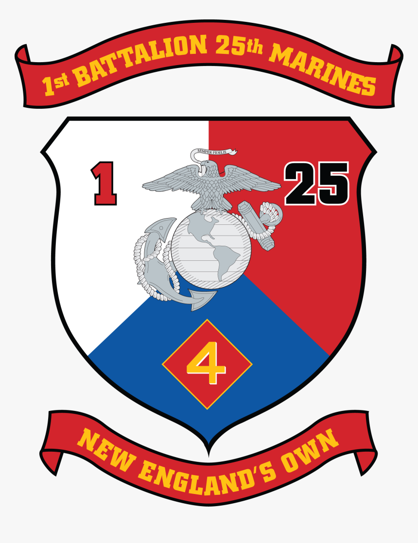 1st Battalion 25th Marine Regiment Of United States - 1st Battalion 8th Marines, HD Png Download