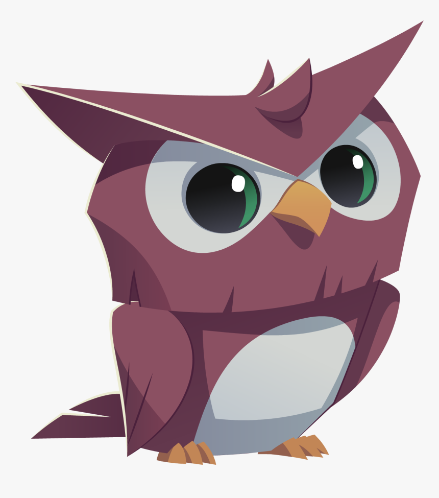 Purple Owl Png - Animal Jam Owl Png, Transparent Png