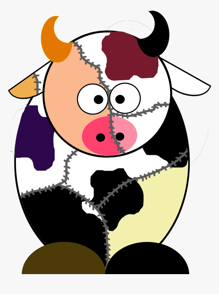 Transparent Dead Clipart - Franken Cow, HD Png Download