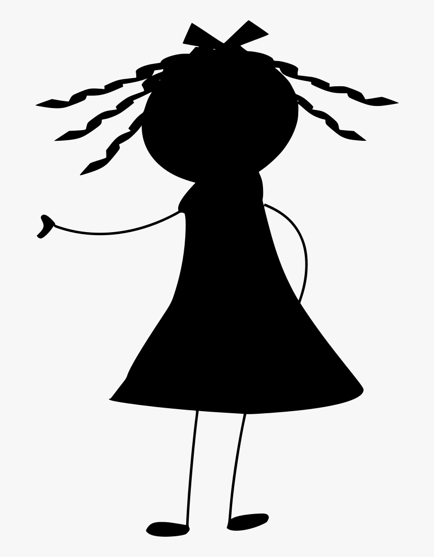 Black And White Doll Clipart, HD Png Download