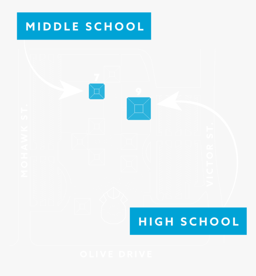 Odc Line Map Students Drop Off - Colorfulness, HD Png Download