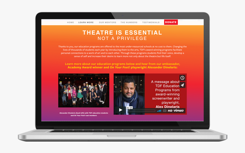 Tdf Edu Thanks Laptop - Netbook, HD Png Download