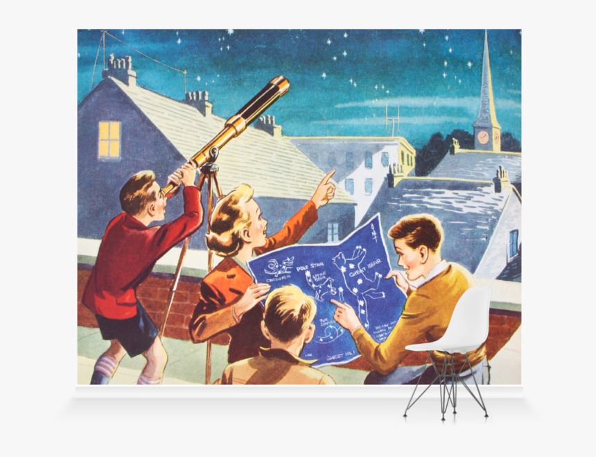 Telescope Retro, HD Png Download