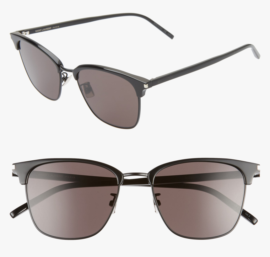 Men S St Laurent Clubmaster Sunglasses, HD Png Download