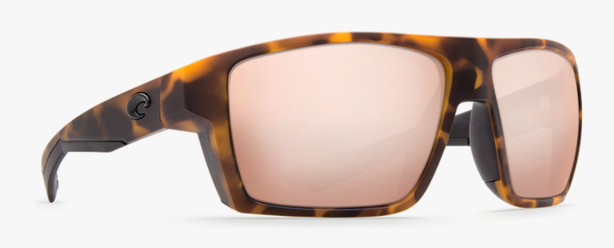 Costa Bloke Matte Retro Tort Matte Black/silver Mirror - Costa Del Mar, HD Png Download
