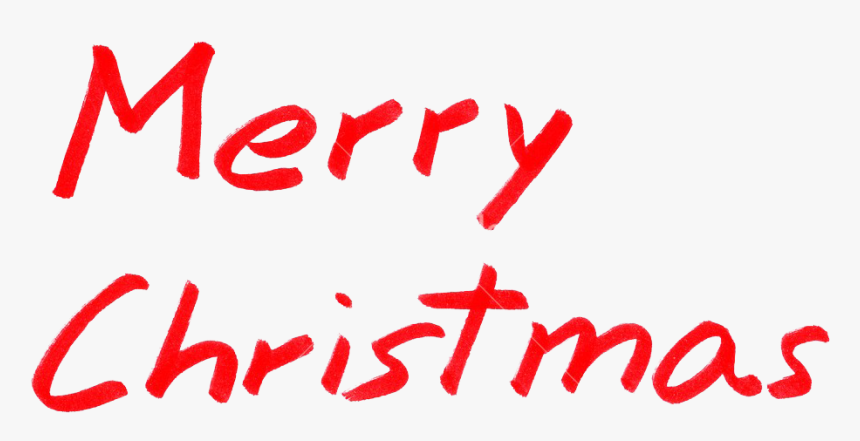 Merry Christmas Text Without Background, HD Png Download