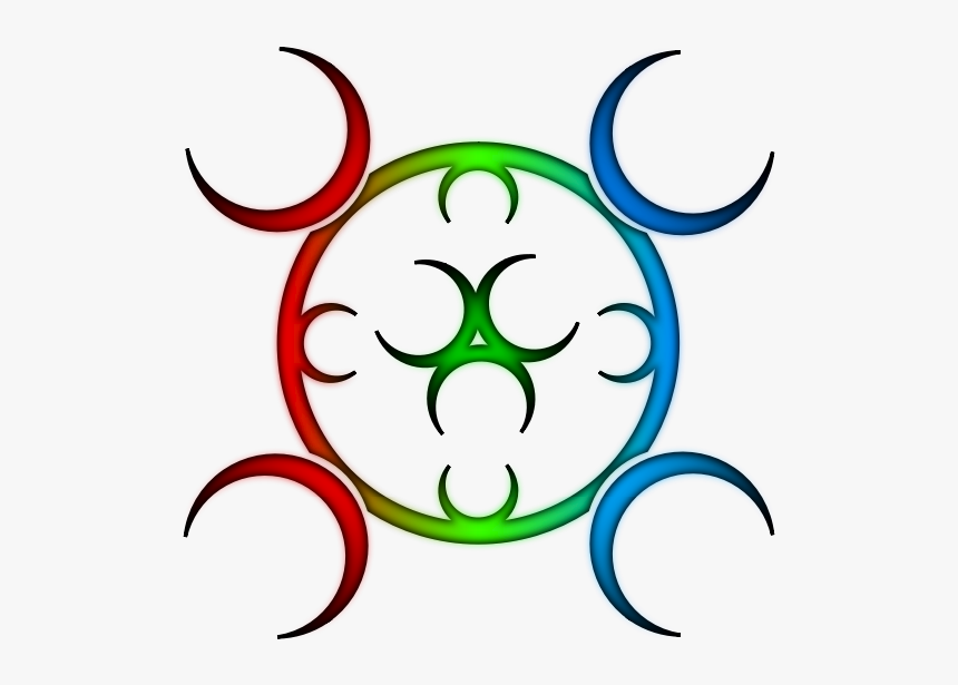 Biohazard Colorful Sign Vector Image - Vector Graphics, HD Png Download