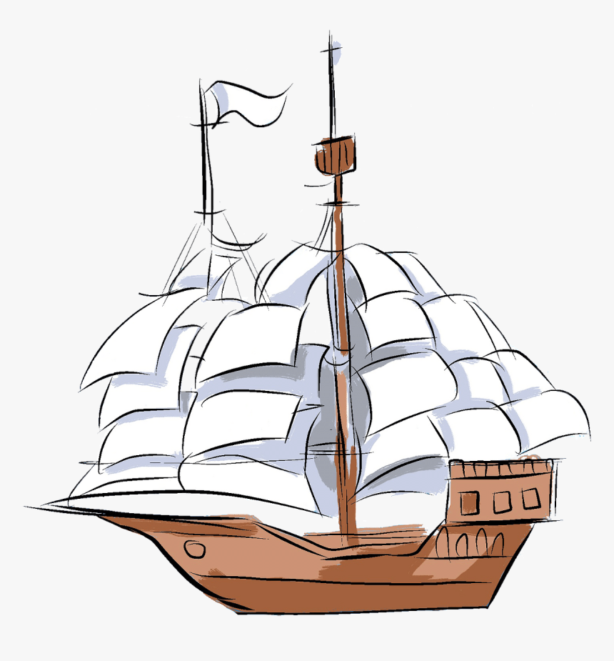Full Rigged Pinnace, HD Png Download