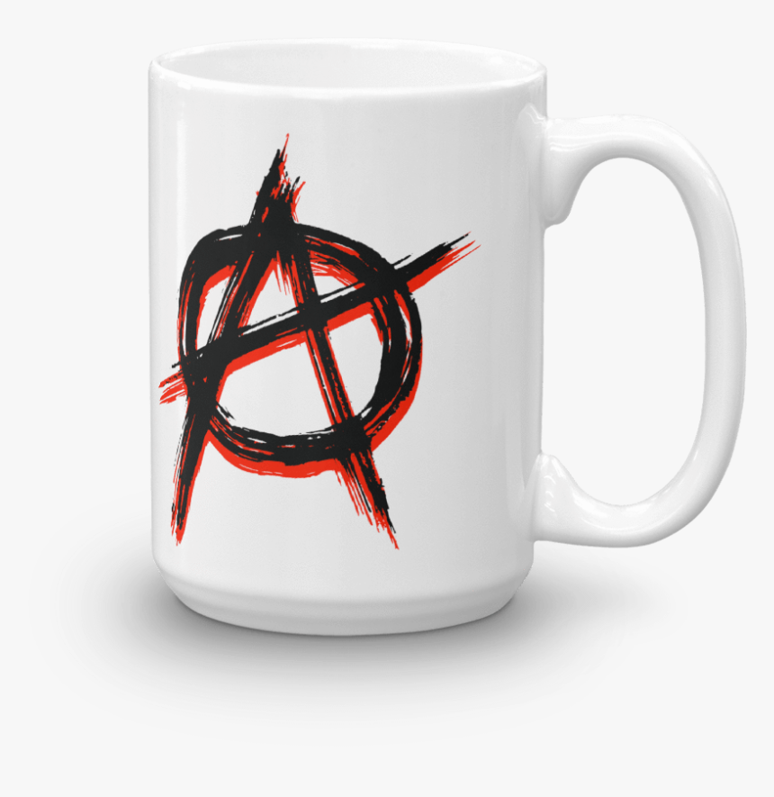 Anarchy Symbol Mug Great Punk Anarchist Sign Coffee - Kelly The Office Mug, HD Png Download