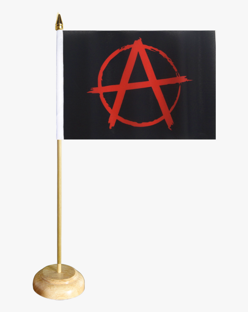 Anarchy Red Table Flag - Drapeau Anarchy, HD Png Download
