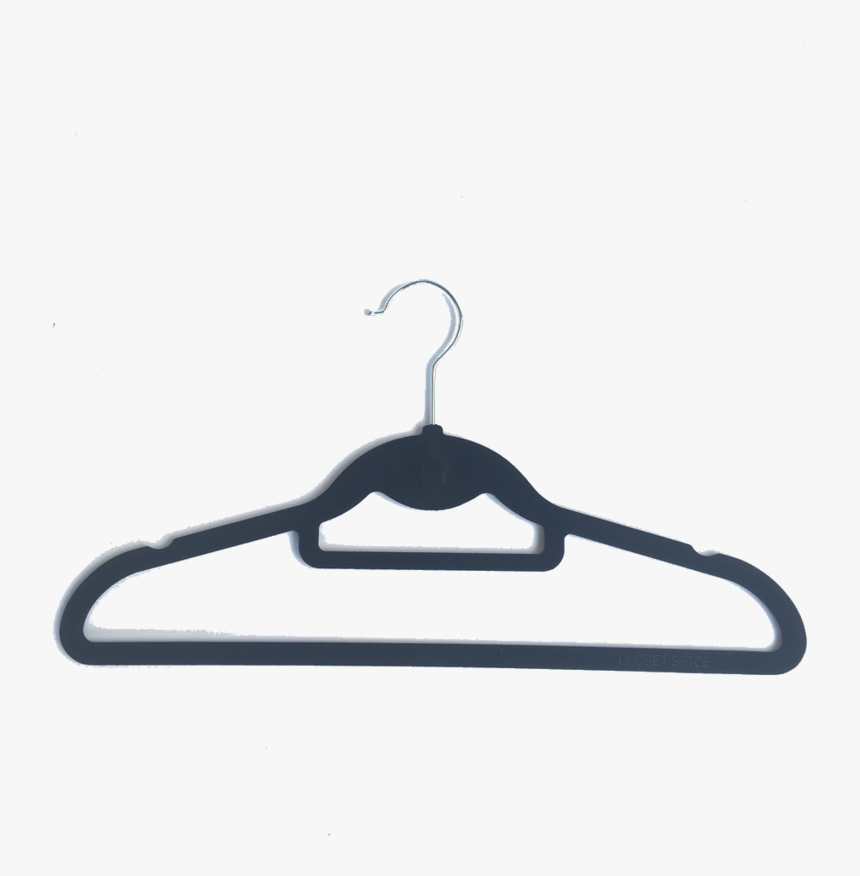 Closet Spice Velvet Suit Hangers With Hook & Tie Bar, - Clothes Hanger, HD Png Download