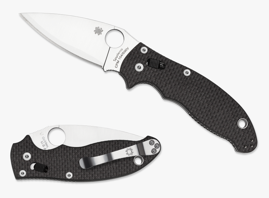 Spyderco Manix Cpm 154 S90v, HD Png Download